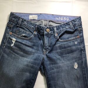 Gap 1969 Always Skinny Blue Denim Jeans Size 27/4